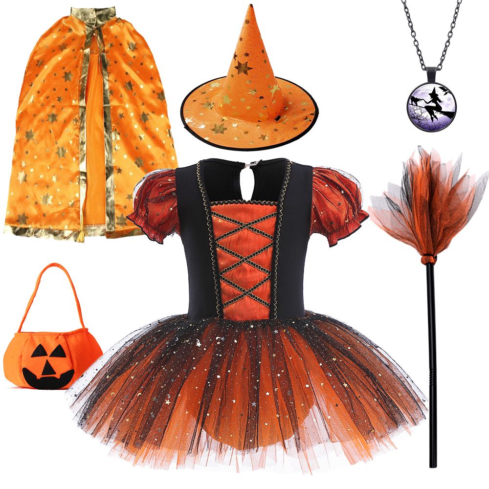 orange witch dress g