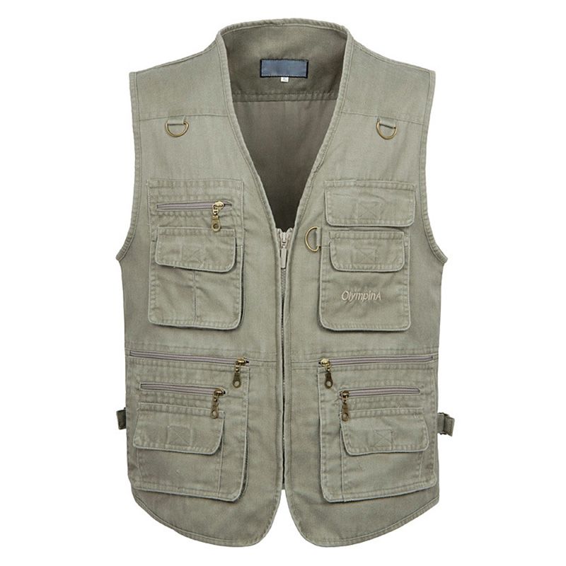 gilet kaki