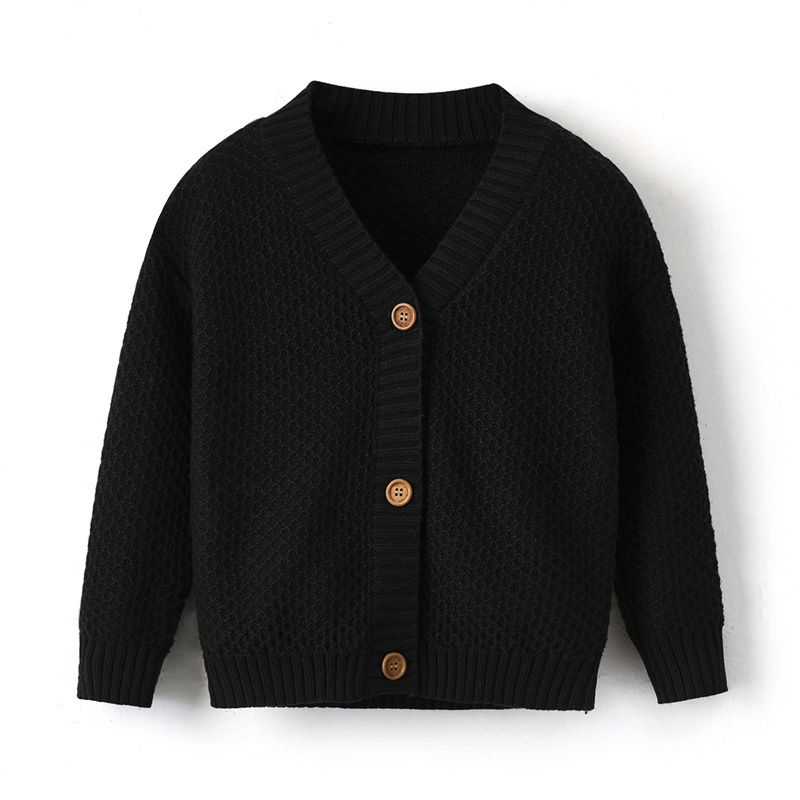 Cardigan noir garçons