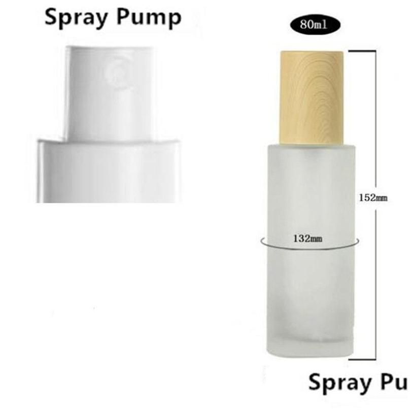 Garrafa de bomba de pulverização de 80ml