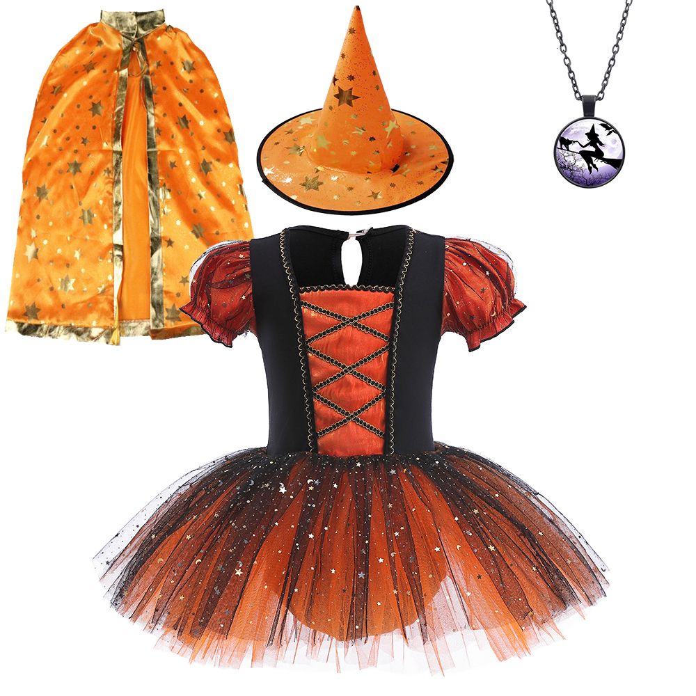 orange witch dress f