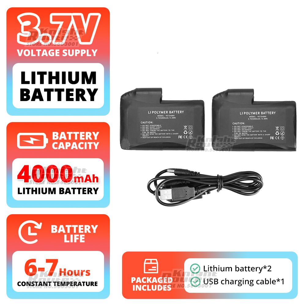 (3.7) 4000mAh -batteri