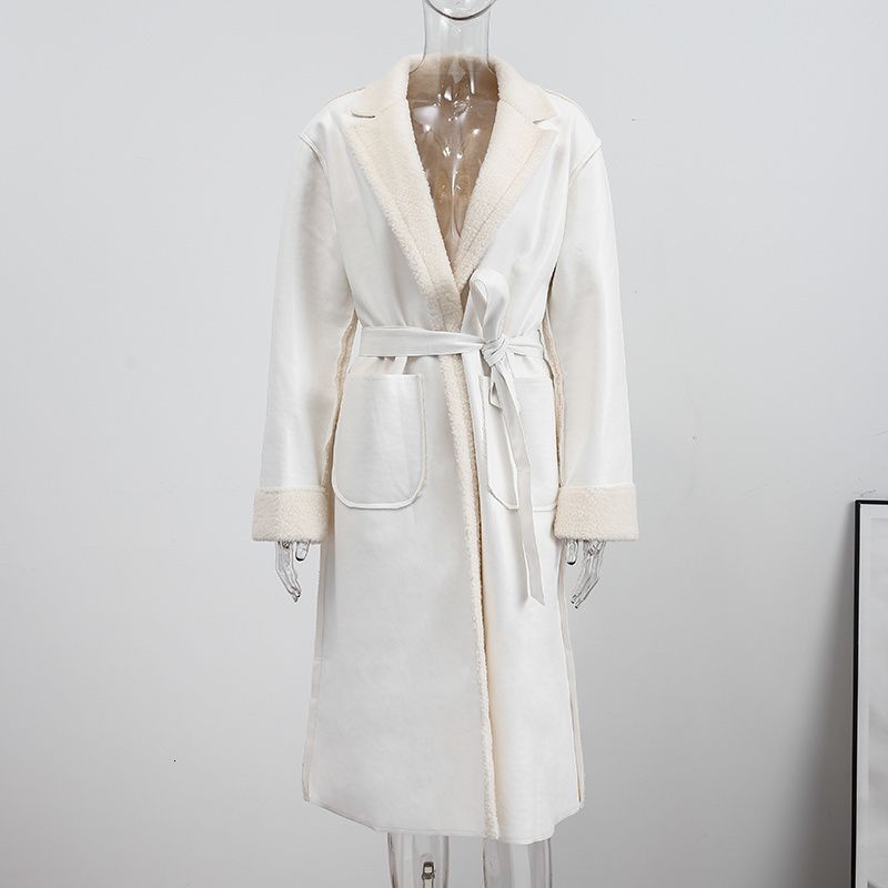 cappotto lungo bianco