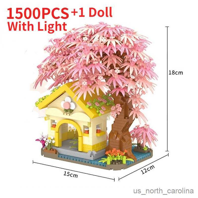 Árvore de luz de sakura