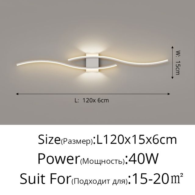 C vit 120 cm varm vit (2700-3500k)