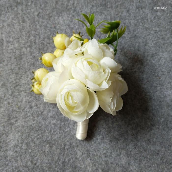 Ivory Boutonniere