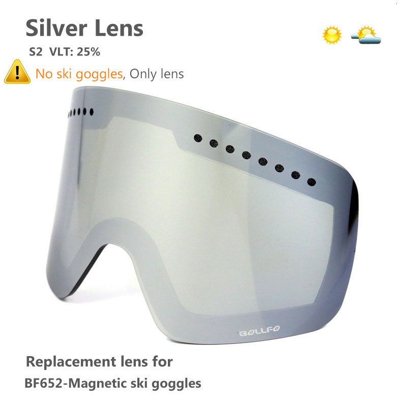 Yalnızca gümüş lens