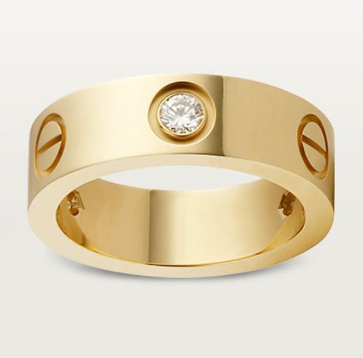 #8 5mm-goud met diamant