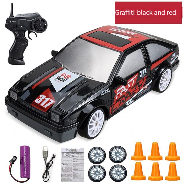 Graffiti-Black Red