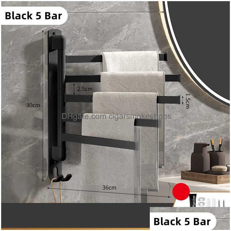 Black 5 Towel Bar