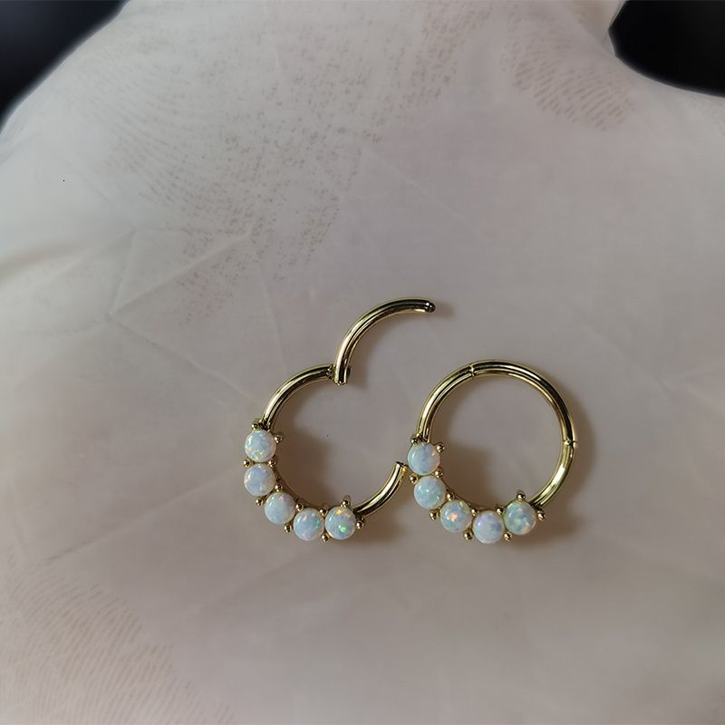 Golden Nose Rings-16g 1,2x8mm