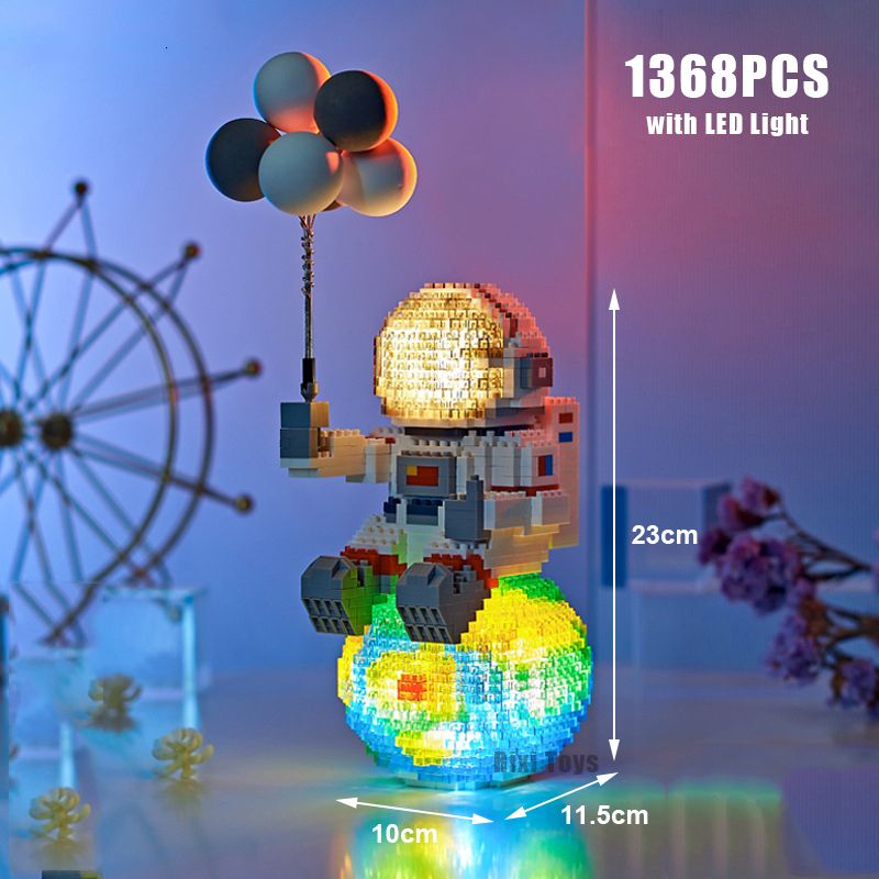 1368pcs with Light-No Box