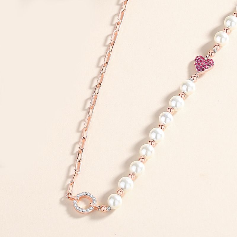 Halsband Rose Gold China 45 cm