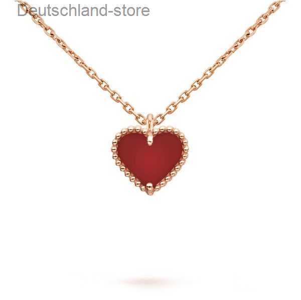 Heart Rose Gold-red