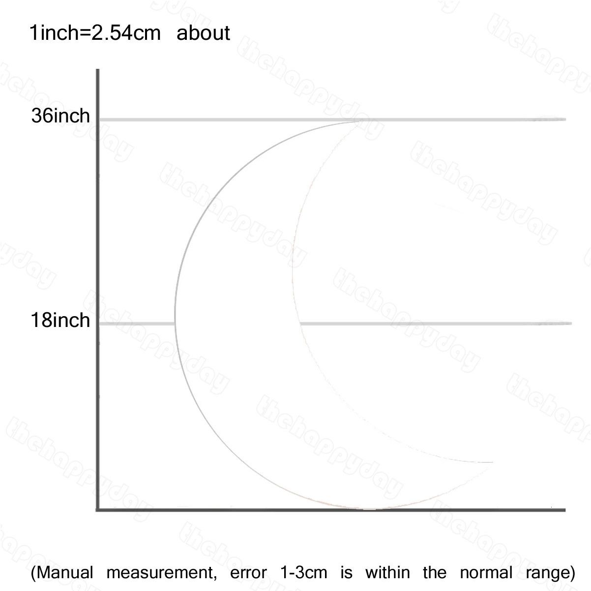 36inch White Moon