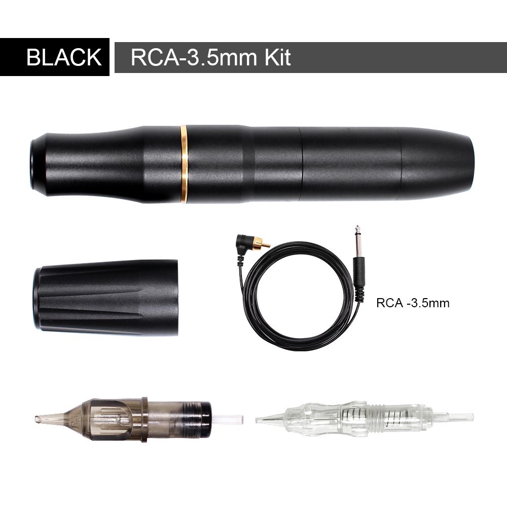 Czarny RCA 3,5 mm