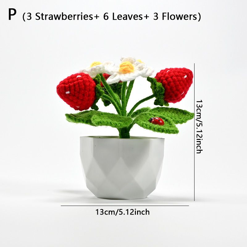 Strawberry-P-1PCS (avec Pot Flower)