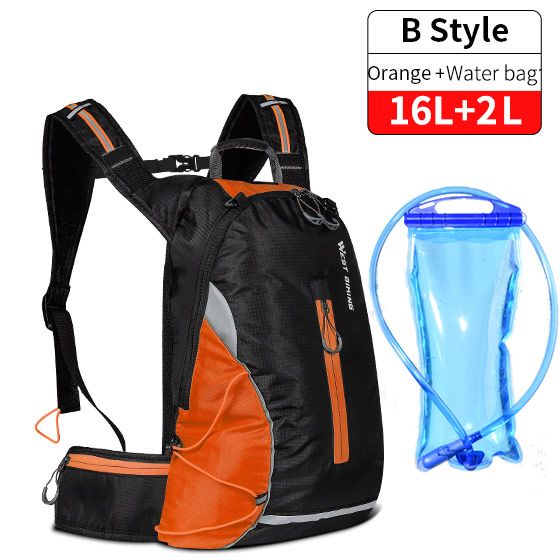 Bolsa de agua naranja de 16l