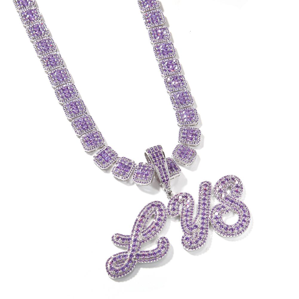 6 Letras-20in Baguette Chain