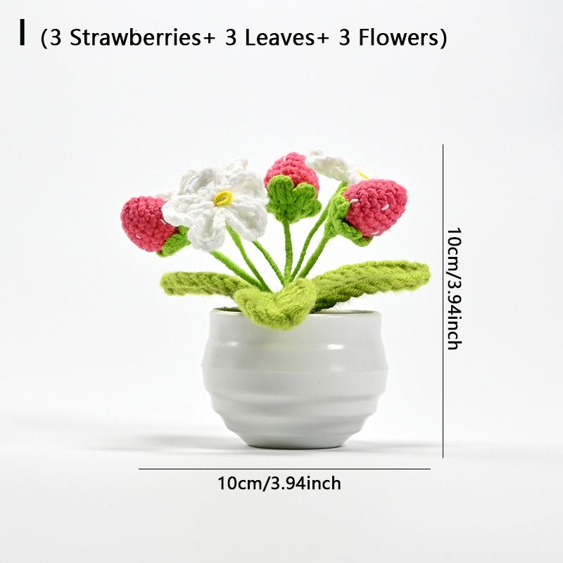 Strawberry-I-1PCS (مع FlowerPot)