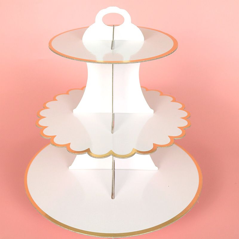 Witte cake stand