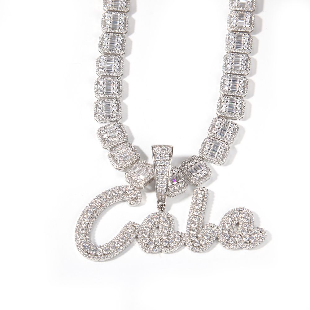 7 Letras-16in Baguette Chain