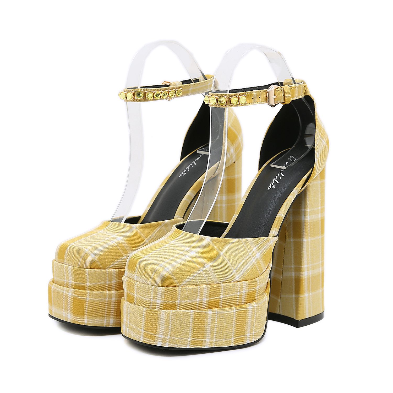 plaid giallo