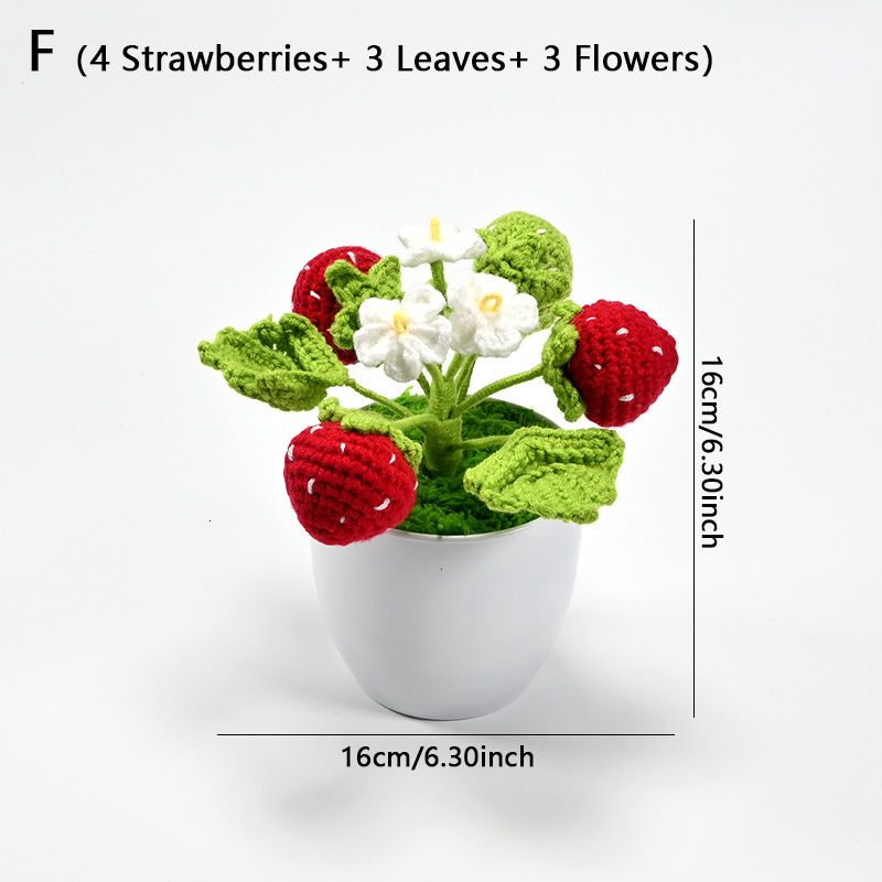 Strawberry-F-1PCs (مع FlowerPot)