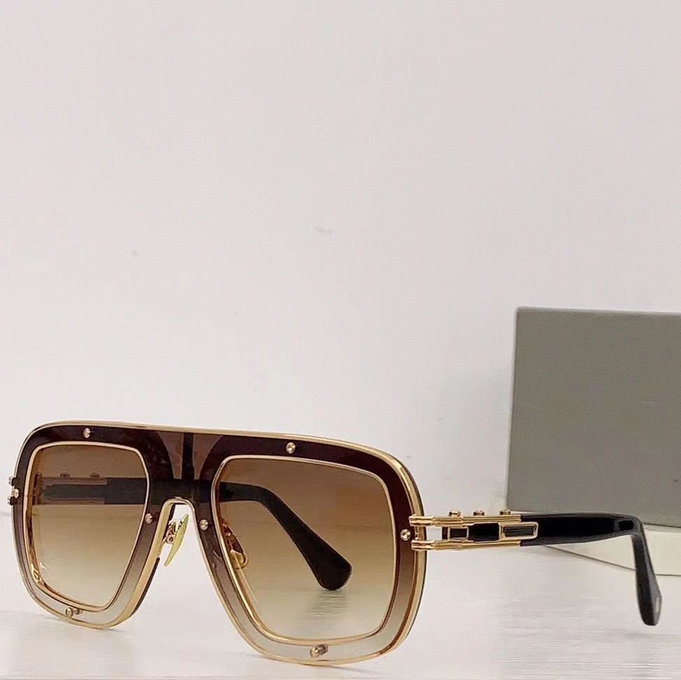 DITA Designer Black And Gold Sunglasses For Men And Women Luxury