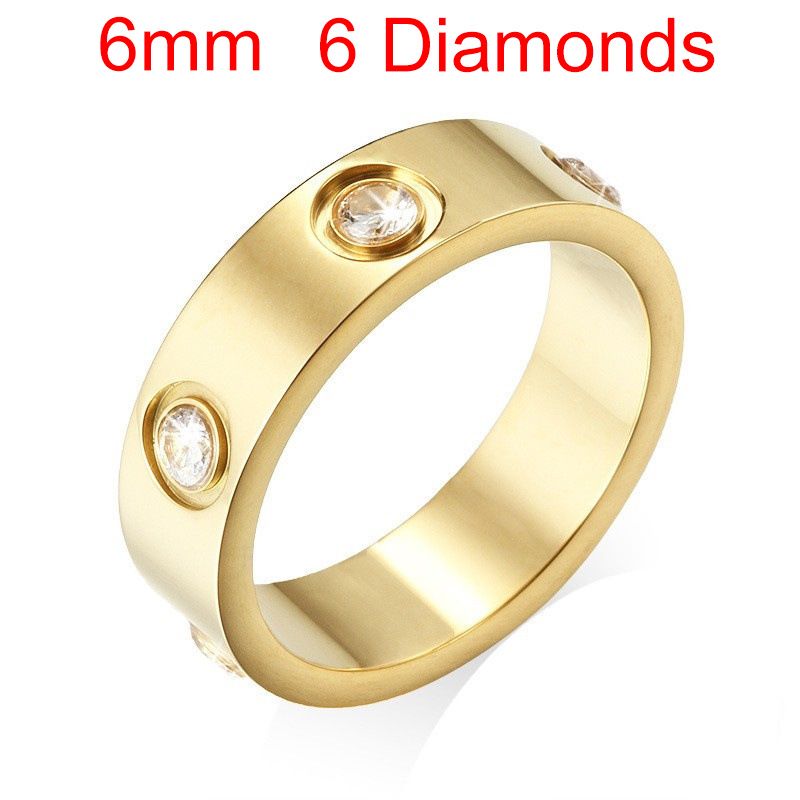 Goud#6mm#6 Diamanten