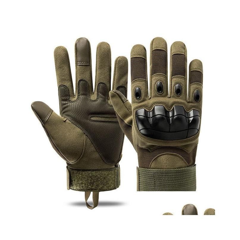 Army Green Tactical Gloves Full Finger