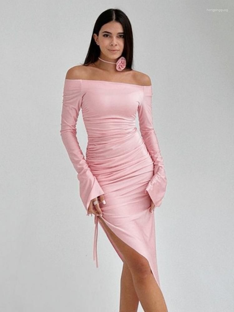 Vestidos Longos Rosa