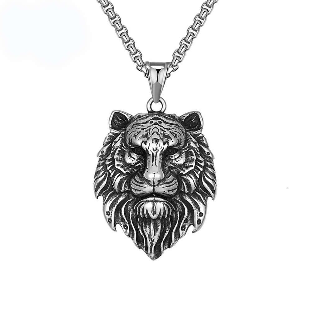 Lion + Stainless Steel Chain