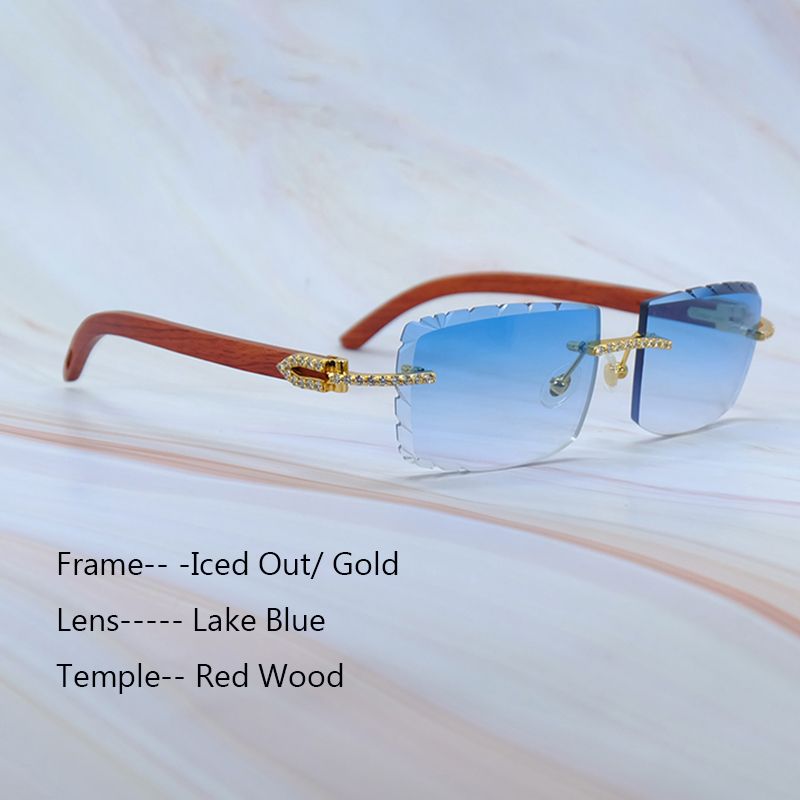 iced out red wood gold lake blue