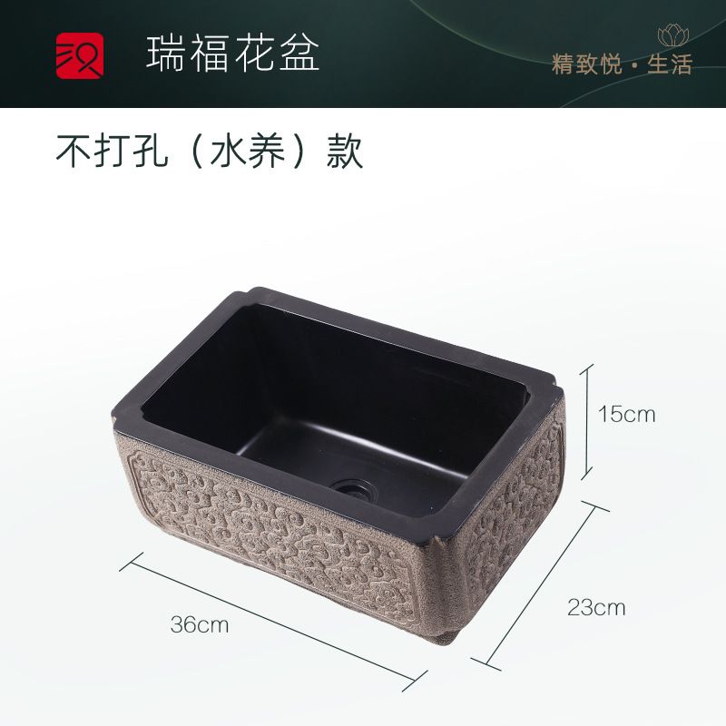 Normal boyutu ruifu flowerpot with1