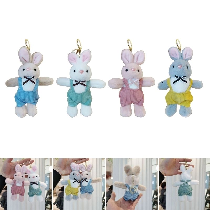 Chaveiro de pelúcia Kawaii,Bonecas fofas de chaveiros com orelhas