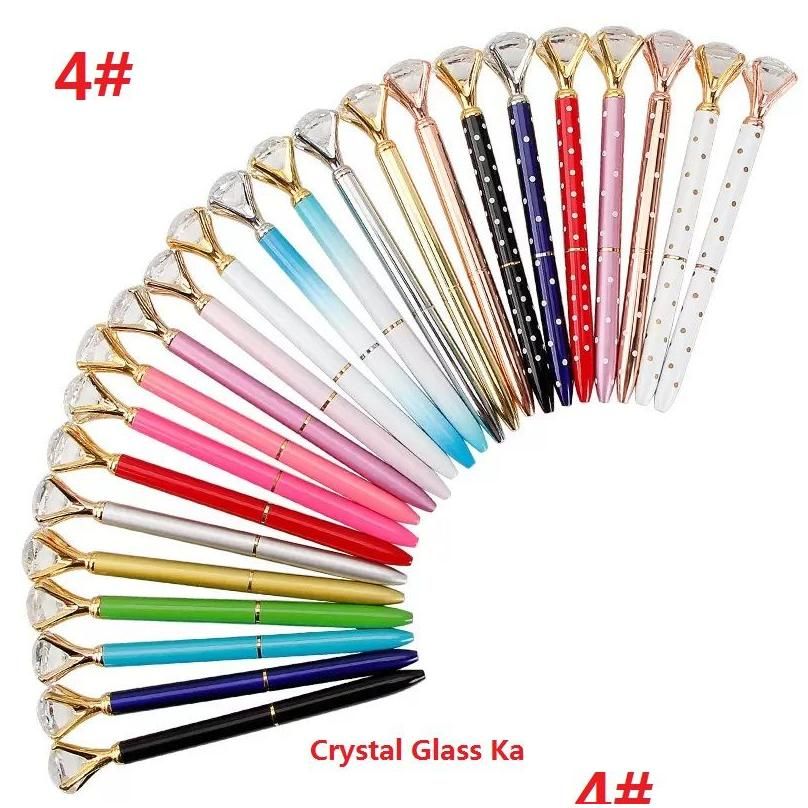 4# Crystal Glass Kawaii Ballpoint Pen