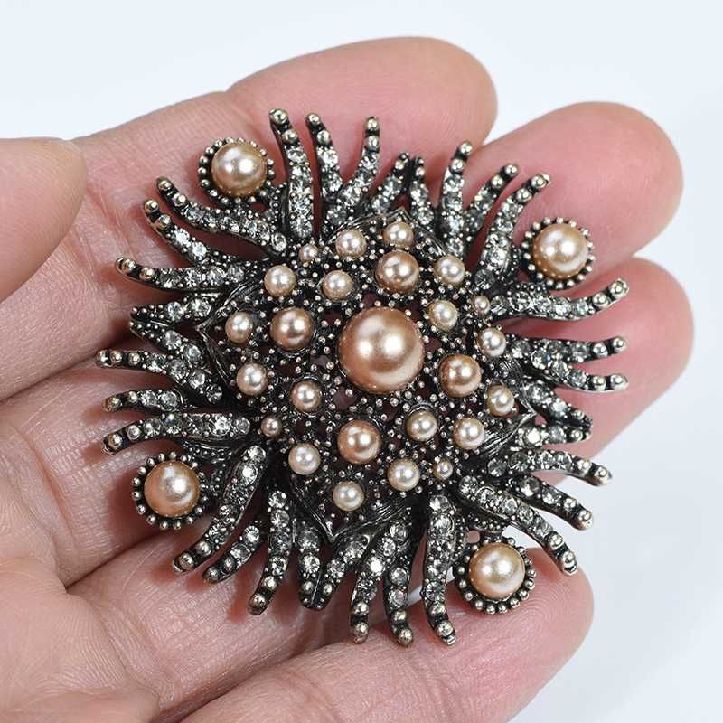 Spille Cristallo Donna 2 Pezzi - Design Ghirlanda Con Strass Elegante