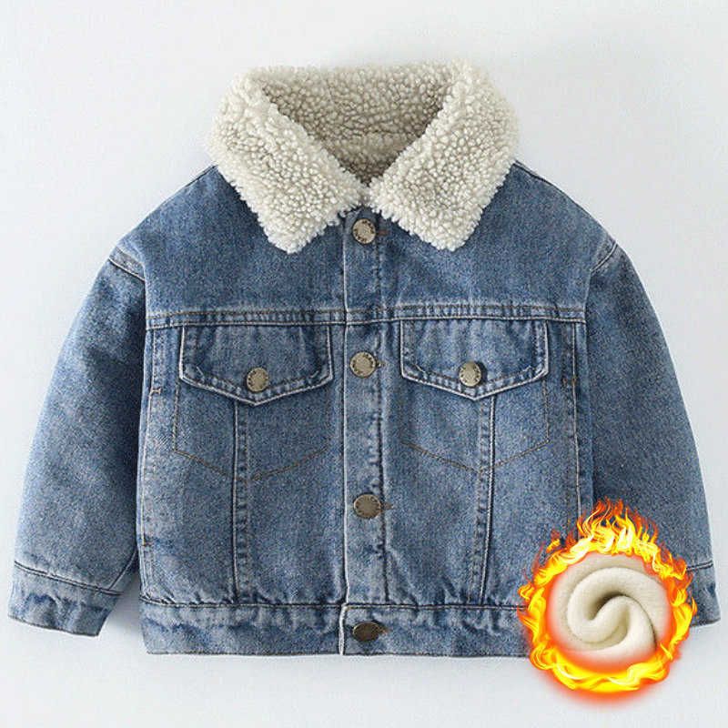 fleece denim jack