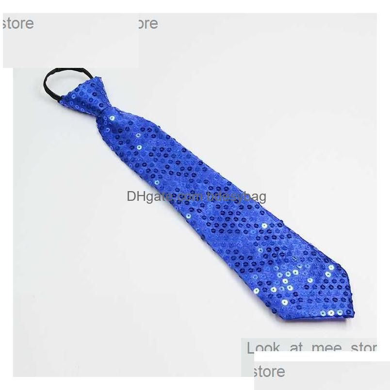 Azul marino Tie-Niños Tamaño