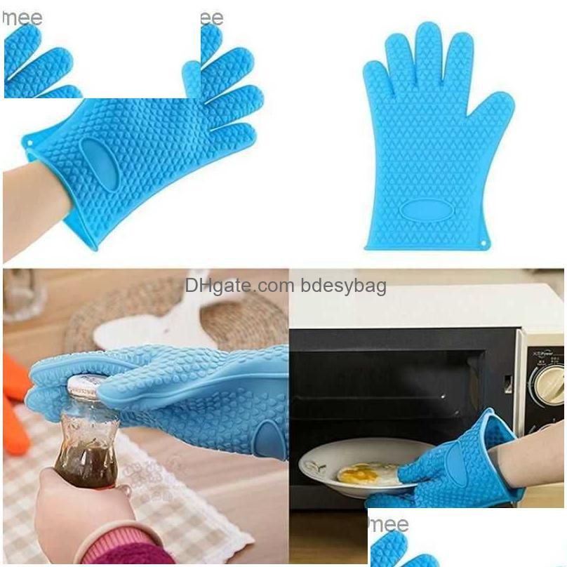 Extra Long Oven Mitts and Pot Holders Sets, RORECAY Heat Resistant Silicone Oven  Mittens with Mini Oven Gloves and Hot Pads Potholders for Kitchen Baking  Cooking, Quilted Liner, Gray, Pack of 6 