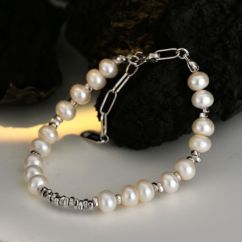 White gold bracelet