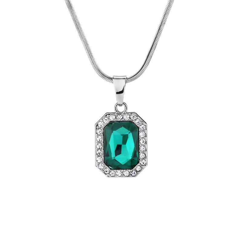 Silver Green Gemstone