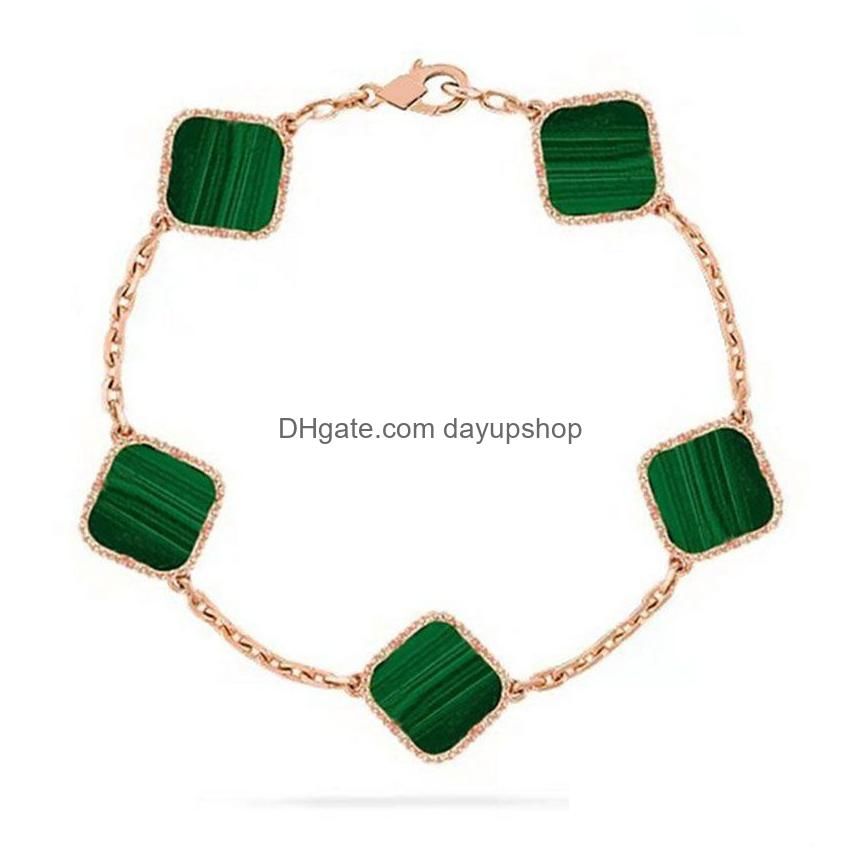 Rose Gold Green Bracelet