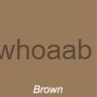 brown