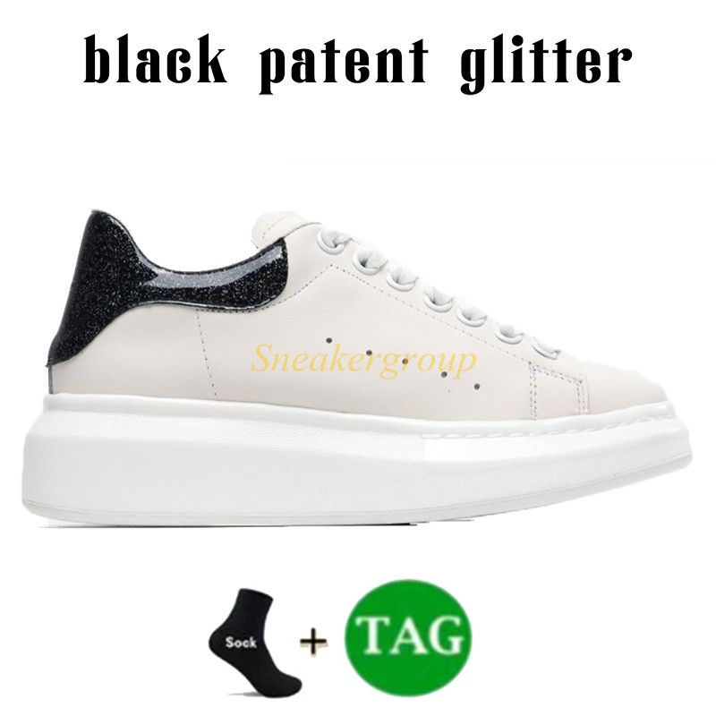 black patent glitter