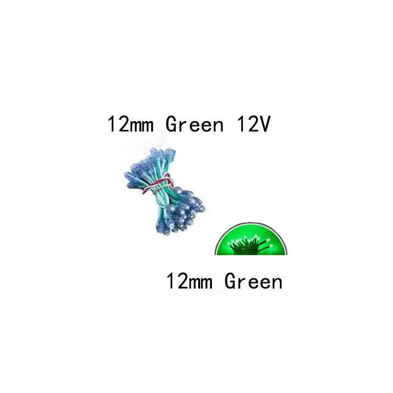 12 mm groen 12 V