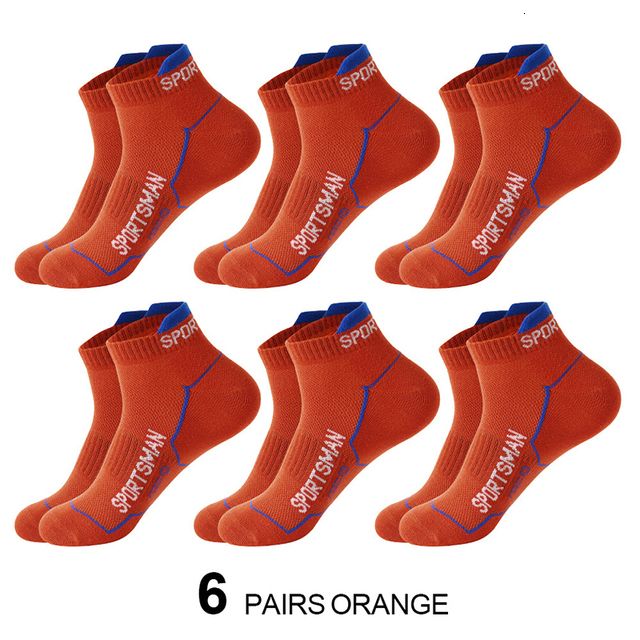 6 paires d'orange