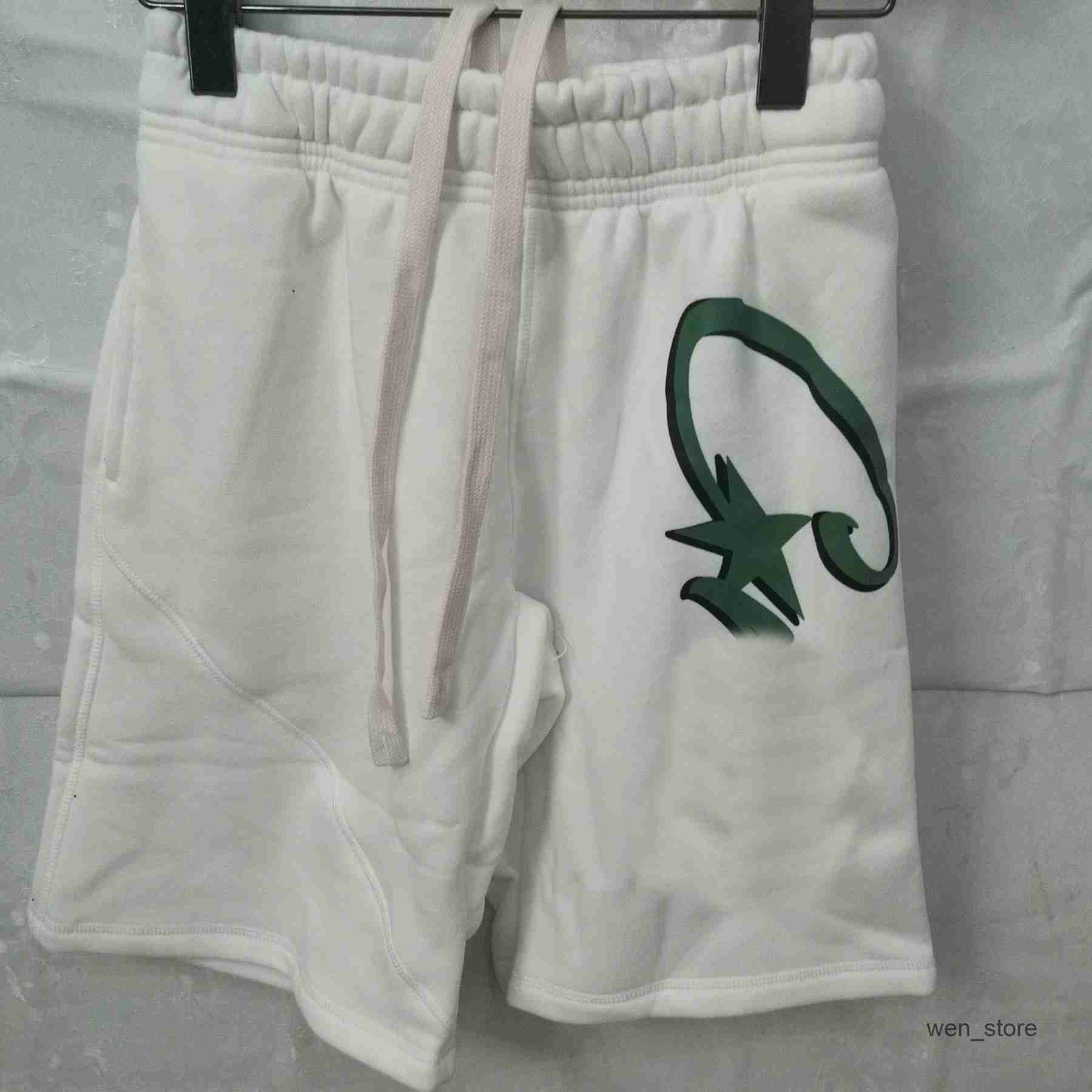 shorts white star