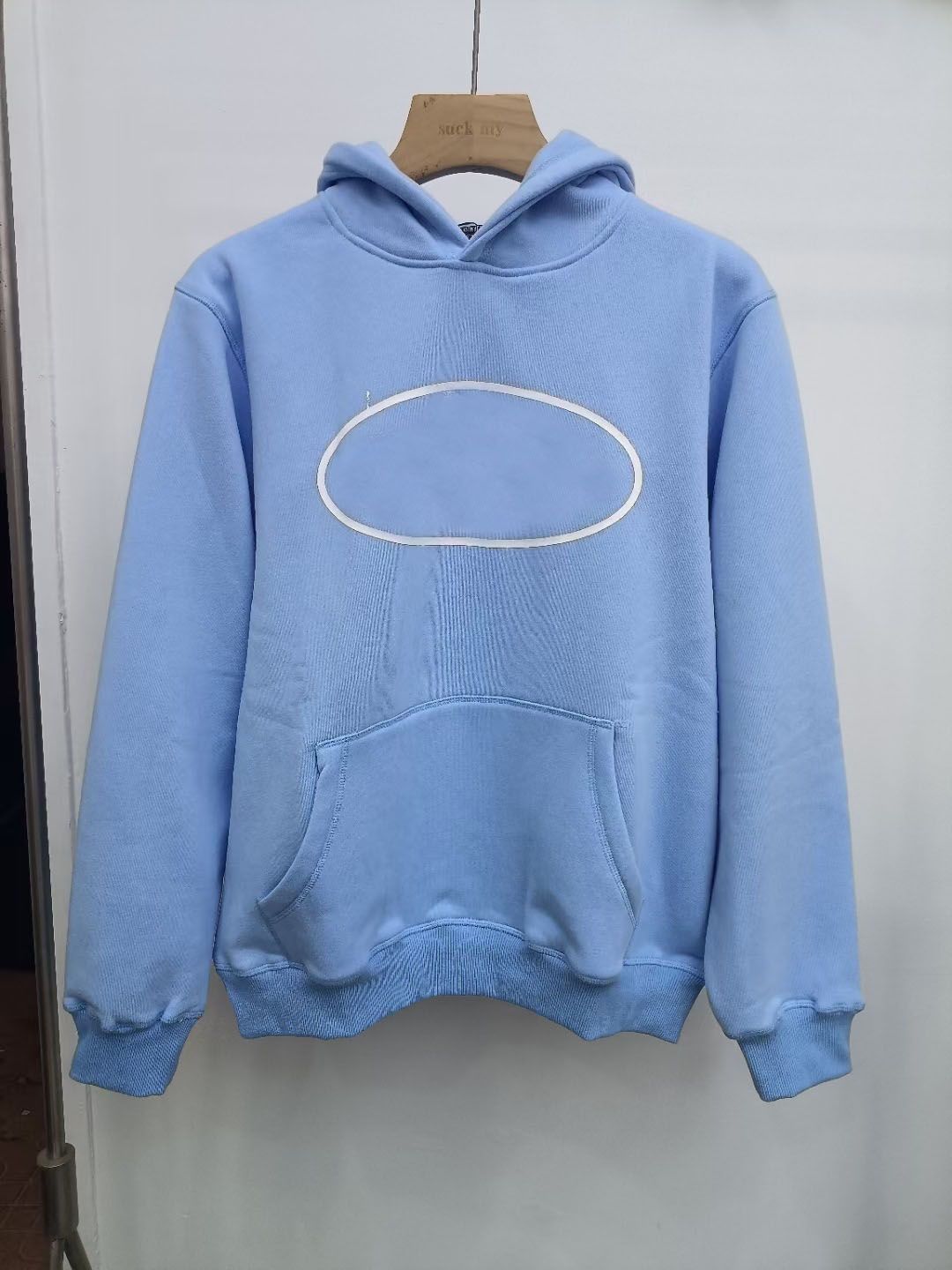 sky blue-hoodie